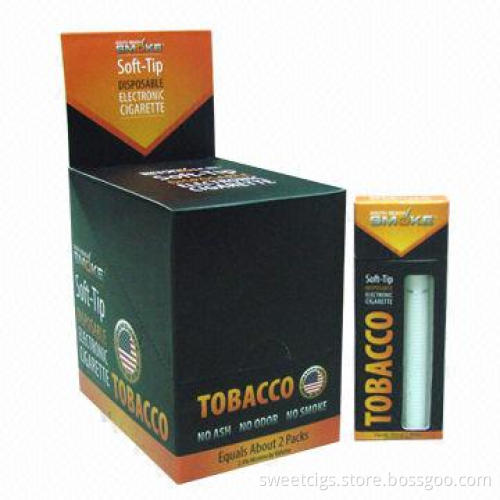 Real cigarette filter tip disposable e-cigarette